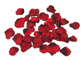 Rosenblütenblätter Pack à 100 weiss